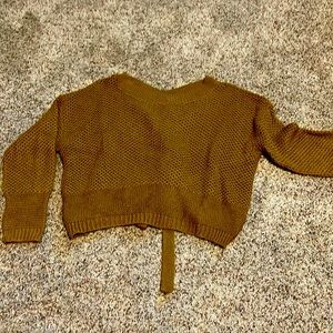 Express knit, crop sweater